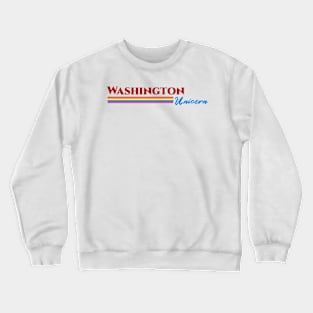 Washington Unicorn Gift Crewneck Sweatshirt